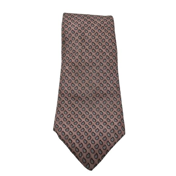 Cerutti CXIII Men's 54"x3" Silk Neck Tie Made In‎ Italy Pink Paisley - Picture 1 of 6